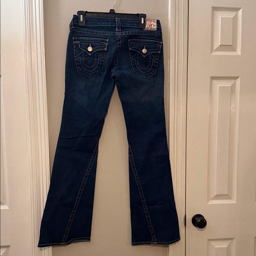 True Religion #503 Dark Blue Flare Jeans